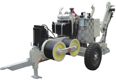 Elektrische aufreihende hydraulische Kabel-Abziehvorrichtung des Bau-SA-YQ60 60KN mit Dieselmotor
