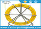 4.5mm 200m gelbes Farbfiberglas-Rohr Rodder für das Kabel, das Projekt legt