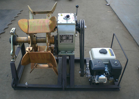 kaufen 30KN Benzinmotor Kabelwindelzieher mit Drahtseilspulenfunktion für den Strombau online manufacture