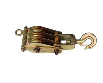 kaufen Draht-Seilscheibe-Block-anhebender Flaschenzug-doppelter Rad-Flaschenzug-Haken-Flaschenzug online manufacture