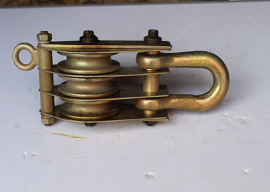 kaufen Turm-Aufrichtung bearbeitet Stahlflaschenzug-Flaschenzug der Antriebsscheiben-20KN drei online manufacture