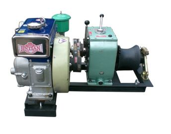 kaufen Winden-Seilwinde-Abziehvorrichtung mit Dieselmotor-Energie-Motor 4HP online manufacture