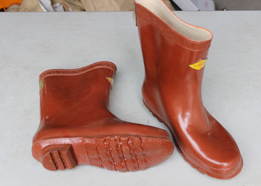 kaufen Sicherheit bearbeitet Gummi-isolierende Schuh-elektrischer Gummi-isolierende Stiefel online manufacture