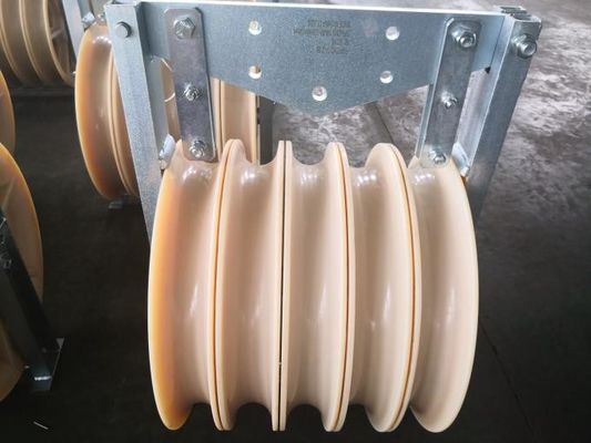 kaufen Aluminium-Nylon-Streifenpulley-Blöcke für zwei drei Strang-Leiter 300-900mm2 40-105kn online manufacture