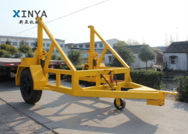 kaufen hydraulischer Trommel-Anhänger der Kabeltrommel-80KN für 3300mm Spulen-Durchmesser, gelb online manufacture