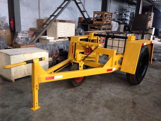 kaufen 5-Tonnen-Hochleistungs-Kabeltrommelanhänger mit Doppelbremssystem für die Handhabung von Unterirdischen Kabeln online manufacture