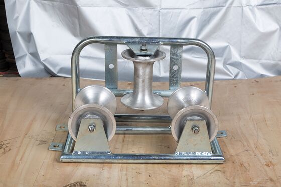kaufen Schwerlaststahlrahmen Triple Roller Guide für 90° Biegen bei Stromkabelinstallation online manufacture