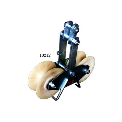 kaufen Double Sheave Stringing Block with 25 KN Rated Load and MC Nylon or Aluminum Sheaves for Smooth Ball-Bearing Operation online manufacture