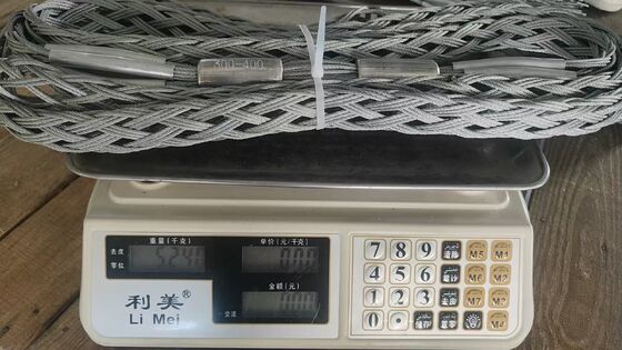 kaufen Heavy-Duty Double-Braided Cable Pulling Grip for 300–400mm² ACSR Conductors with 30KN Rated Load online manufacture