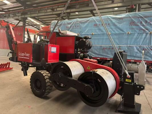 kaufen SA-YQ180 Diesel-Hydraulikzieher mit 180 kN maximaler Zugkraft, fortschrittlichem Hydrauliksystem und hocheffizientem Dieselmotor für den Bau von Stromleitungen online manufacture