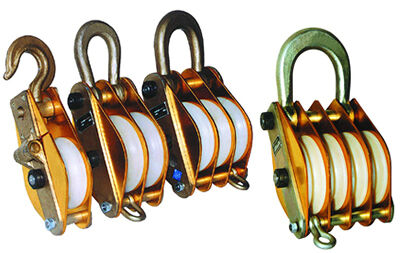 kaufen Drei Räder 30KN STAHLE PULLEY BLOCK SNACH BLOCK für das Seil ziehen online manufacture