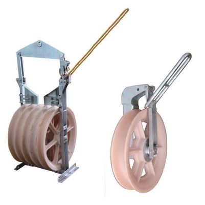 kaufen 660mm Dia Wheels Helicopter Stringing Blocks für Versuchs-Wire Rope online manufacture
