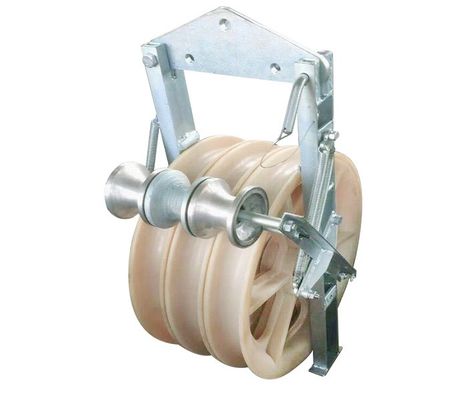 kaufen Fernleitungs-Werkzeug-Leiter Stringing Block Pulley mit der Erdung von Rädern online manufacture