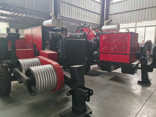 SA-YQ60 60KN Hydraulikkabelzieher mit Dieselmotor für Stringleiter