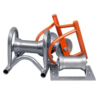 Unterirdische Einzelkabel-Legungsleitfaden-Rolle Aluminium-Nylon-Rad-Kahrloch-Kabelroller