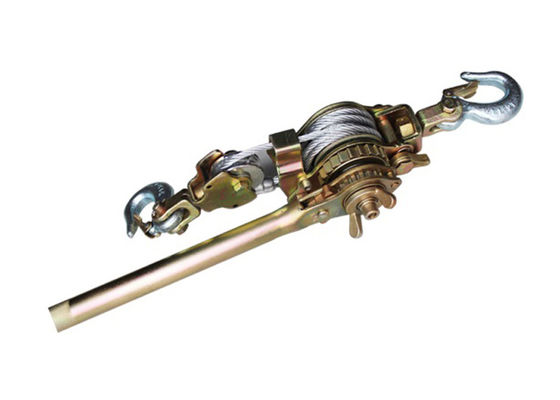 1–3 Tonnen Handkabel-Zuggerät Drahtseil-Ratschenzug mit manueller Bedienung und korrosionsbeständiger Oberfläche