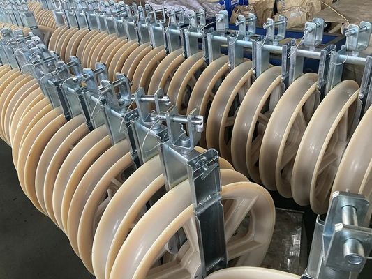 822 mm-großer Durchmesser Schwerlastkabel mit Nylonrad für den Bau von Luftleitungen