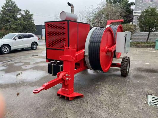 2x50KN Dauerspannung Hydraulikspannung mit Dieselmotor und elektronischer Steuerung für Kabelsträngung