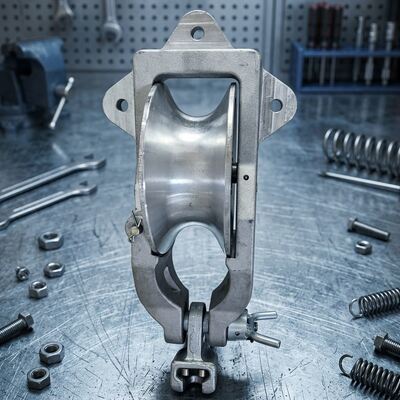 7 Zoll 178 mm Scheibendurchmesser 20kN Nennlast Universalstringing Block mit geringer Reibung Kabelwalze